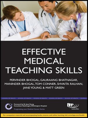 cover image of Effective Medical Teaching Skills